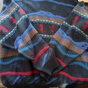 Men's Multicolor Patterned Sweater